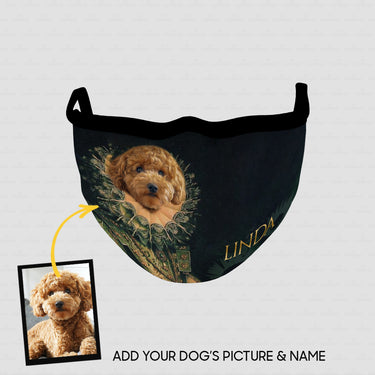 Personalized Dog Gift Idea - Royal Dog's Portrait 73 For Dog Lovers - Cloth Mask